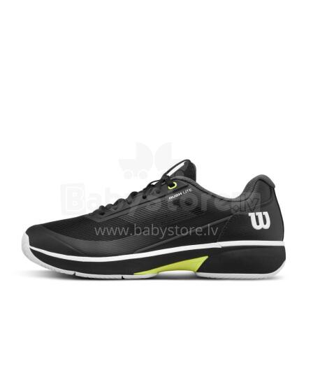 WILSON TENISA APAVI VĪRIEŠU RUSH LITE 5 Black / White / Safety Yellow