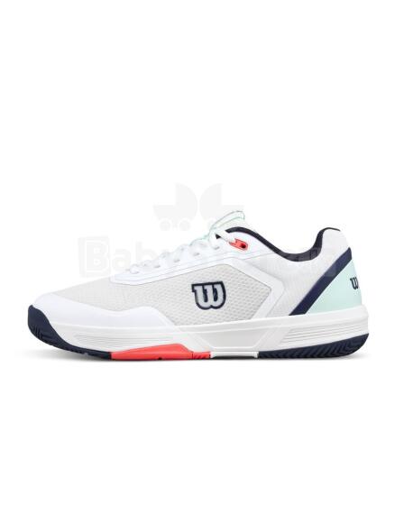 WILSON TENISA APAVI VĪRIEŠU COURTGLIDE White / Bay / Fiery Coral