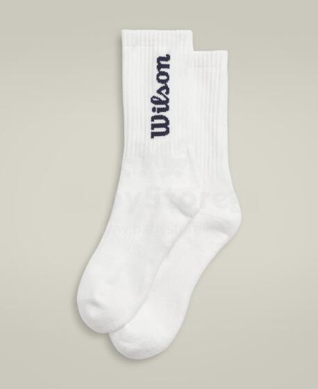 U CREW LOGO SOCK / BRIGHT WHITE/CLASSIC NAVY