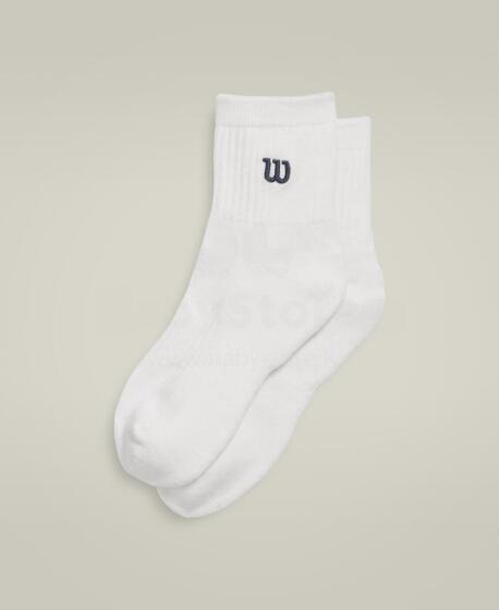 U QUARTER-LENGTH SOCK / BRIGHT WHITE/CLASSIC NAVY