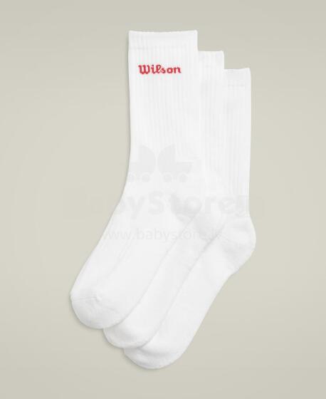 U CREW LOGO SOCK 3PK / BRIGHT WHITE