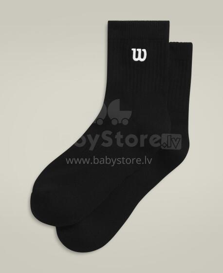 U QUARTER-LENGTH SOCK / BLACK