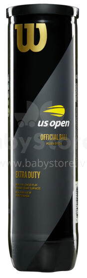 WILSON US OPEN TENISA BUMBIŅAS  ( 4 BUMBU TUBS )