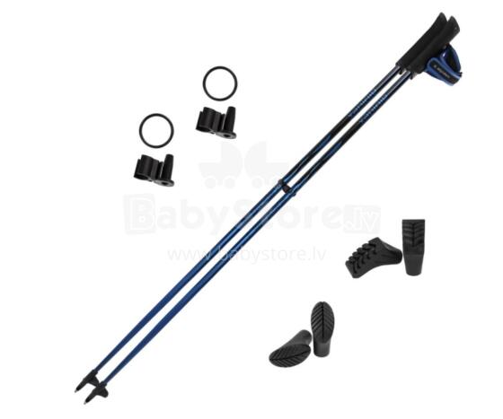 ALPIDEX 100% Graphite Nordic Walking Pole Set 120 cm