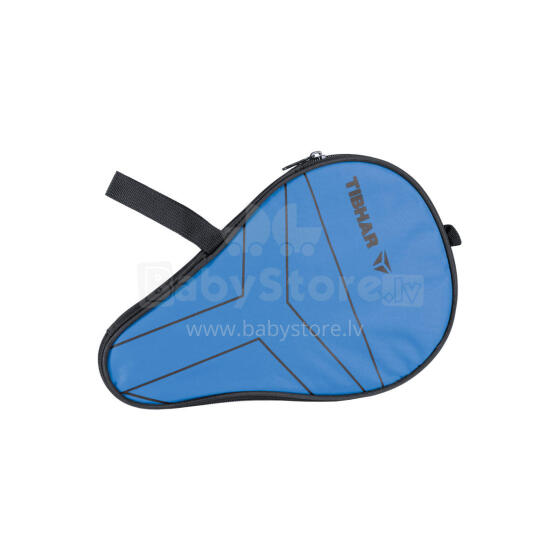 TIBHAR T ROUND table tennis racket case, black/blue
