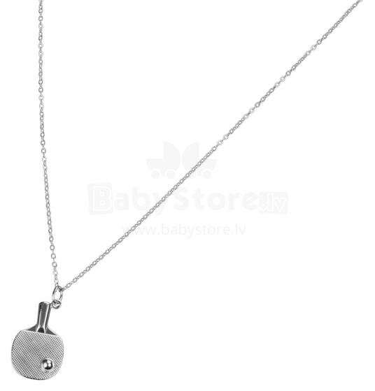Keychain with a pendant table tennis racket, large