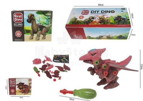 DINOZAUR DO SKRĘCANIA 17 CM