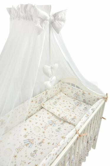 Bedding set - 6  parts - 120/90/360 - CIRCUS