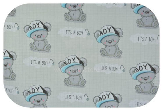 Diaper - 19799 - TETRA - EGA - BOY - GREY - size 70x80 cm