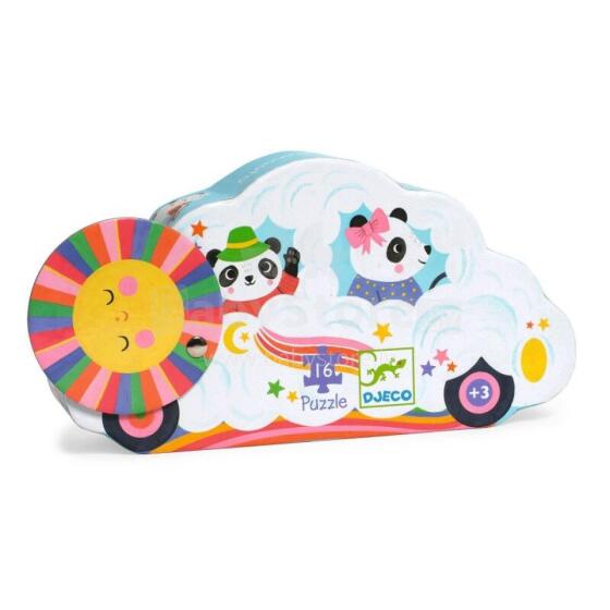 Silhouette puzzles - Cloud car - 16 pcs