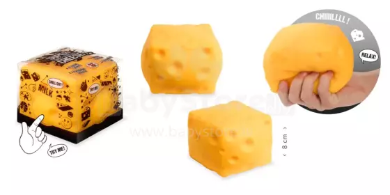 Bebe Basic Cheese Art.TH967770 Anti-stress toy XXL - Cheese