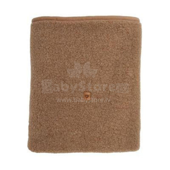 Blanket - ZAFFIRO - WOOL - NEVADA / BARANEK - BROWN - size 75x100 cm