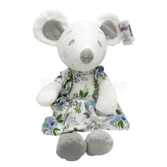Plush toy - 90880 - MOUSE - ANIA - GREY - size 22 cm