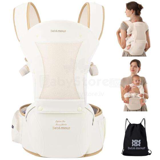 Bebear Baby Carrier 3D Air Art.283756 Cotton Beige
