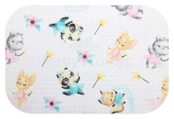 Diaper - 12486 - TETRA PRINT - EGA - MAGICAL WORLD - size 70x80 cm