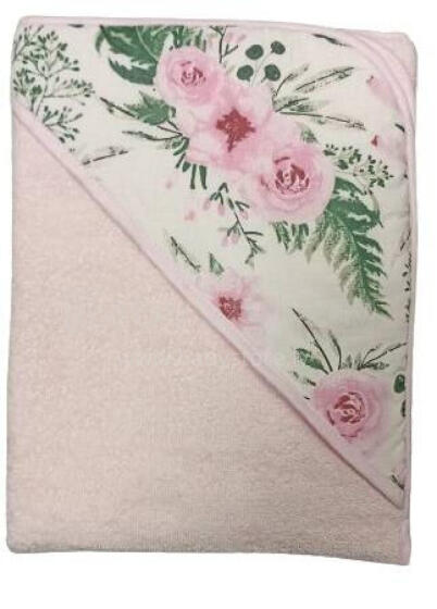 Bathing cover - 417 - TERRY - FROTTE - size 100x100 - PINK
