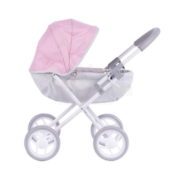 Pram for Doll  - 9325 - SUSIE - SWEET PINK and GREY