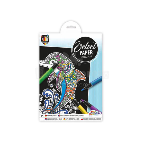 Samta gleznošanas papīrs - 75617 - GRAFIX - DOLPHIN