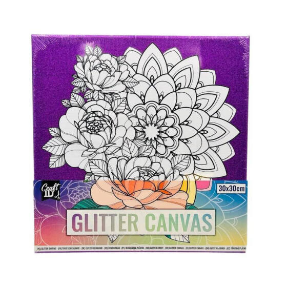Glitter Canves - 13203 - GRAFIX - FLOWERS