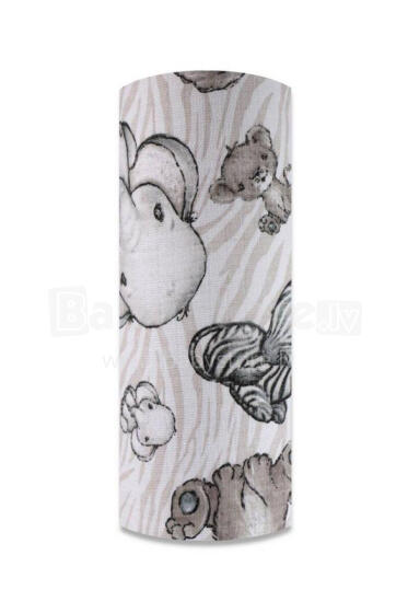 Autiņš - 25394 - TETRA PRINT - EGA - SAFARI - BEIGIE - izmērs 70x80 cm