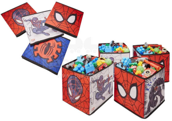 KONTEINERS ROTAĻLIETĀM SPIDERMA - 4 gab