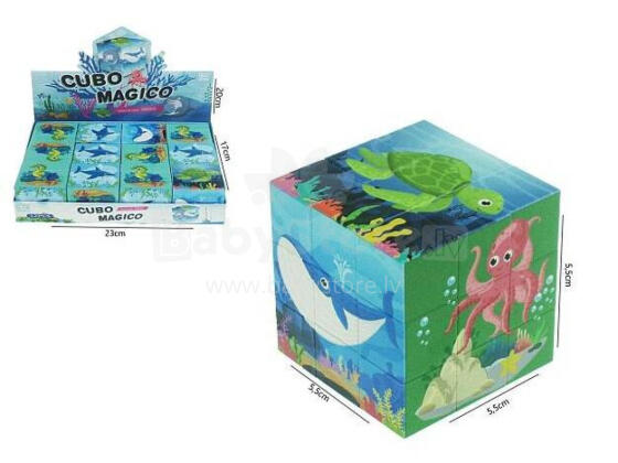 KOSTKA MAGICZNA 3X3 CM OCEAN