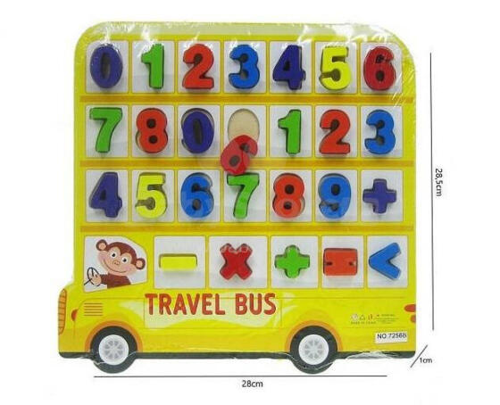 KOKA AUTOBUSU TABULA AR CIPARIEM