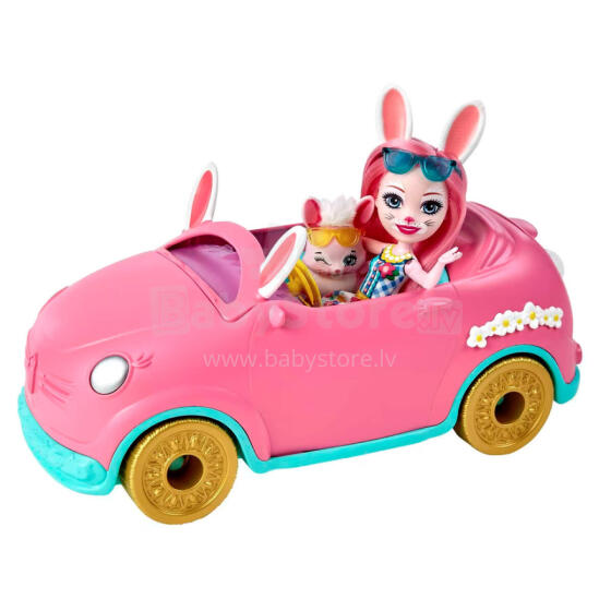 Doll - 09053 -  ENCHANTIMALS -  BREE BUNNY - BUNNYMOBILE