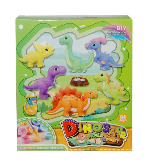 Creative set - 00337 - PLASTER CASTINGS for PAINTING - DINO
