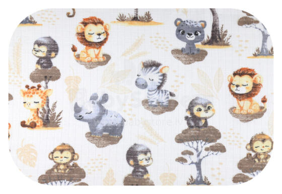 Autiņš - 30039 - TETRA PRINT - EGA - PASAKU SAFARI - izmērs 70x80 cm