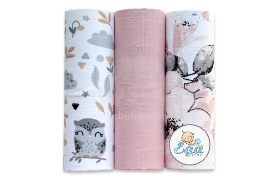 Diaper - SET - 21808 - MUSLIN - EGA - size 60x80 cm  - nr 21