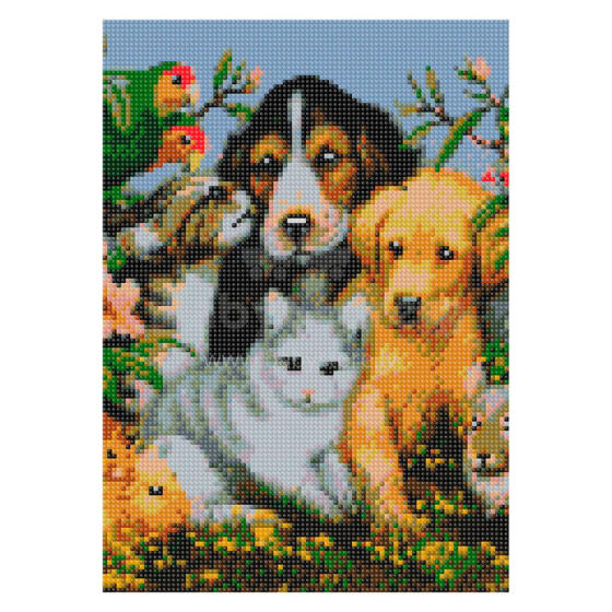 Daimond Mosaic - 47111- ANIMALS - size 30x40 cm