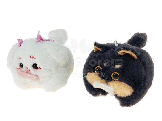 Plush toy - 61399 - twisting tail - ANIMALS - PUPPY  - size 28 cm