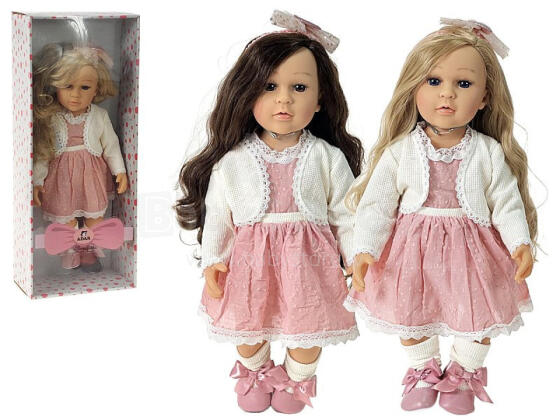 Doll - 613485 -BUNETTE / BLONDE -size 55 cm