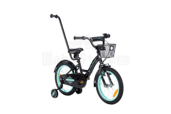 Bicycle - XXV- TOMABIKE 16"  - PLATINUM - BLACK / TURKUS