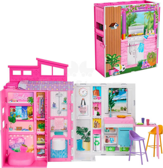Doll - 55357 - BARBIE - GETAWAY HOUSE + DOLL