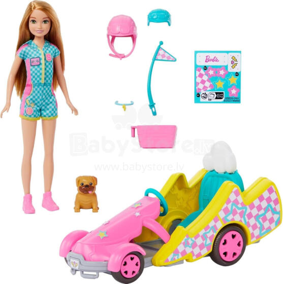 Doll -  180325 - BARBIE & STACIE - GOKART