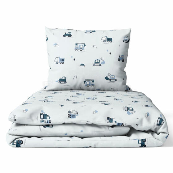 Cover set - 2 pcs - 120x90, 40x60  - KOPARKI - BLUE / GREY
