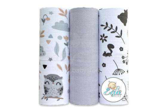 Diaper - SET - 21266 - MUSLIN - EGA - size 60x80 cm - nr. 12