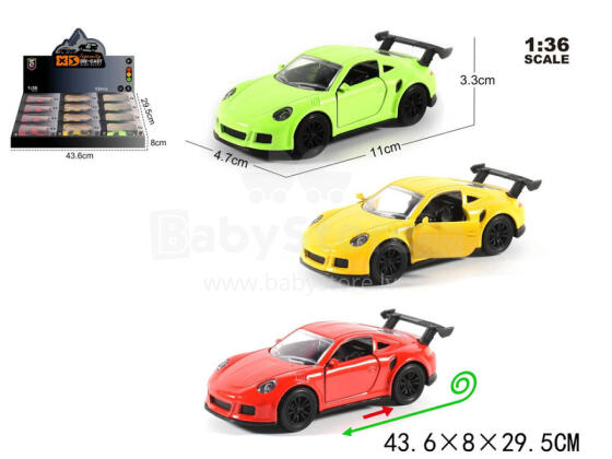 AUTO Z NAPĘDEM DISPLAY 12 SZT. -  SPOTOWE
