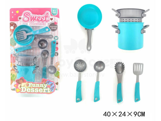 KITCHEN SET ON BLISTER BLUE
