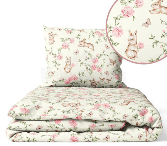 Cover set - 2 pcs - 120x90, 40x60  - ROSE GARDEN
