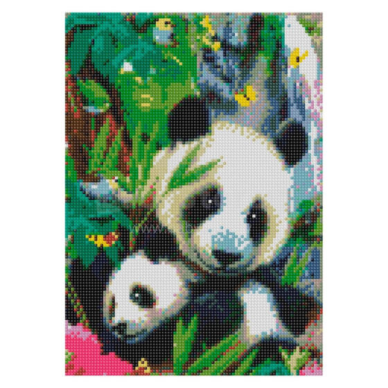 Daimond Mosaic - 48972 - PANDA - size 30x40 cm