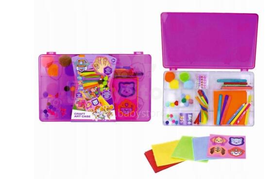 PAW PATROL - 82928 - SUITCASE with ACCESSORIES - PINK
