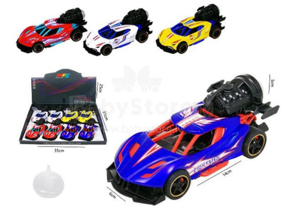 Car - 52954 - with SMOKE - light & sound - 13 cm