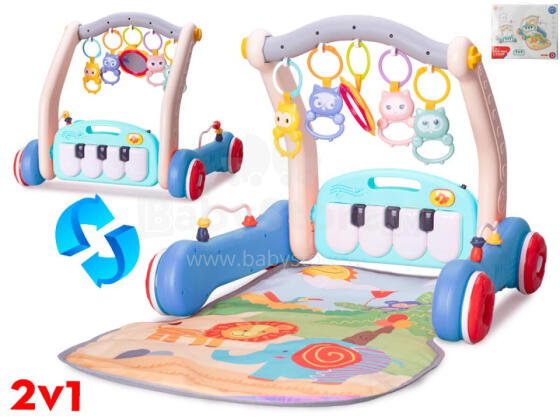 Play mat with BABY WALKER  - 86374 - BLUE