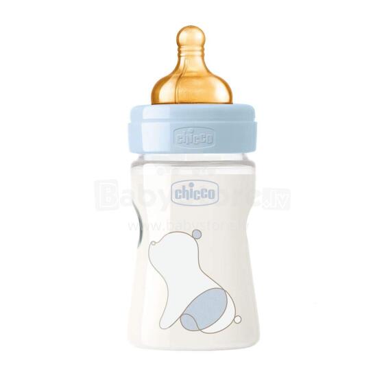 Chicco Original Touch Anticolic Baby Bottle Art.285146 Latex Feeding Bottle 150 ml