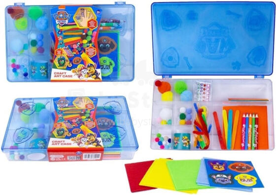 PAW PATROL - 82911 - SUITCASE with ACCESSORIES - BLUE