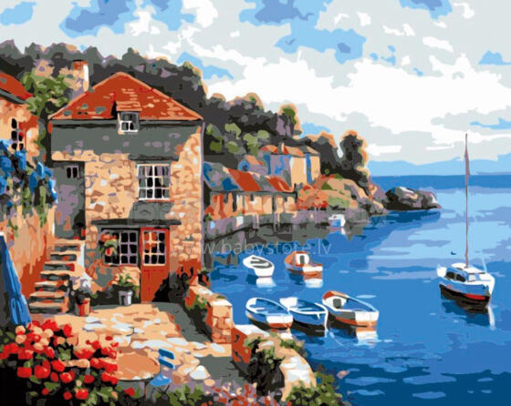 Gleznošana pēc numuriem - 45834 - BĀJA 2 - izmērs 40x50 cm