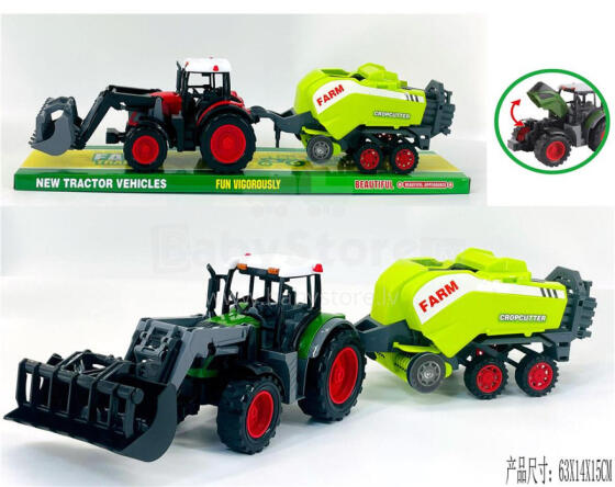 TRAKTOR Z MASZYNĄ ROLNICZĄ